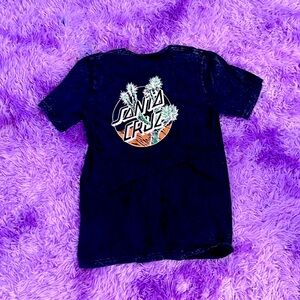 Black Santa Cruz T shirt